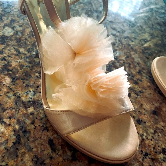 Jacqueline ferrar Satin high heel sandals - Picture 2 of 7